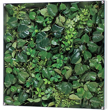 【直送】【人工観葉植物】ベルク/ウォールグリーン シルバー/GR3561 ※返品・代引・キャンセル不可・個人宅配送不可