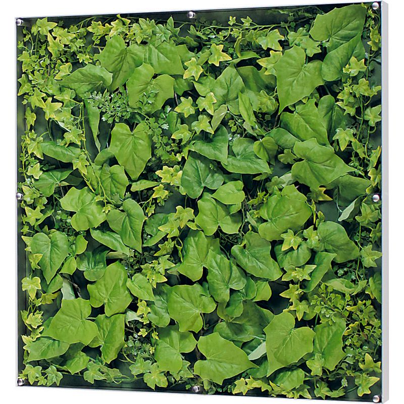 【直送】【人工観葉植物】ベルク/ウォールグリーン シルバー/GR3568 ※返品・代引・キャンセル不可・個人宅配送不可