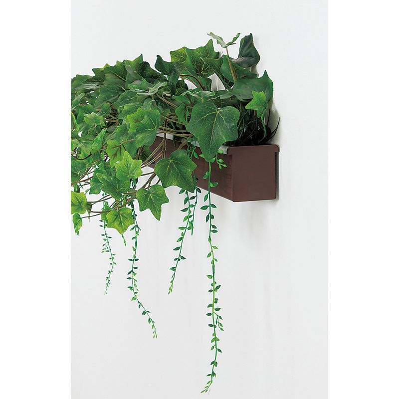 【直送】【人工観葉植物】ベルク/ウォールポット 白/GR4041 ※返品・代引・キャンセル不可・個人宅配送不可