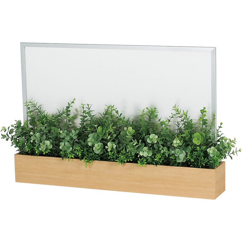 【直送】【人工観葉植物】ベルク/卓上ポット ナチュラル/GR4233 ※返品・代引・キャンセル不可・個人宅配送不可