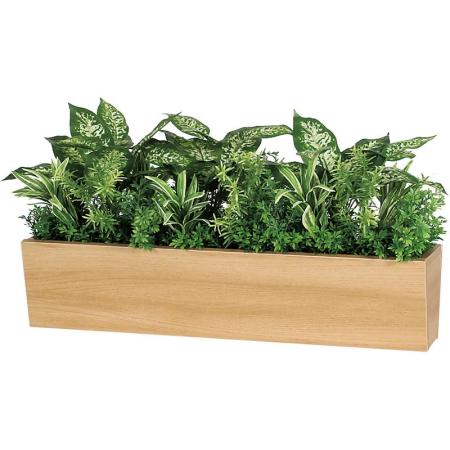 【直送】【人工観葉植物】ベルク/卓上ポット ナチュラル/GR4308 ※返品・代引・キャンセル不可・個人宅配送不可