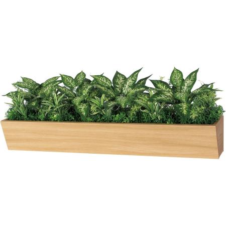 【直送】【人工観葉植物】ベルク/卓上ポット ナチュラル/GR4310 ※返品・代引・キャンセル不可・個人宅配送不可
