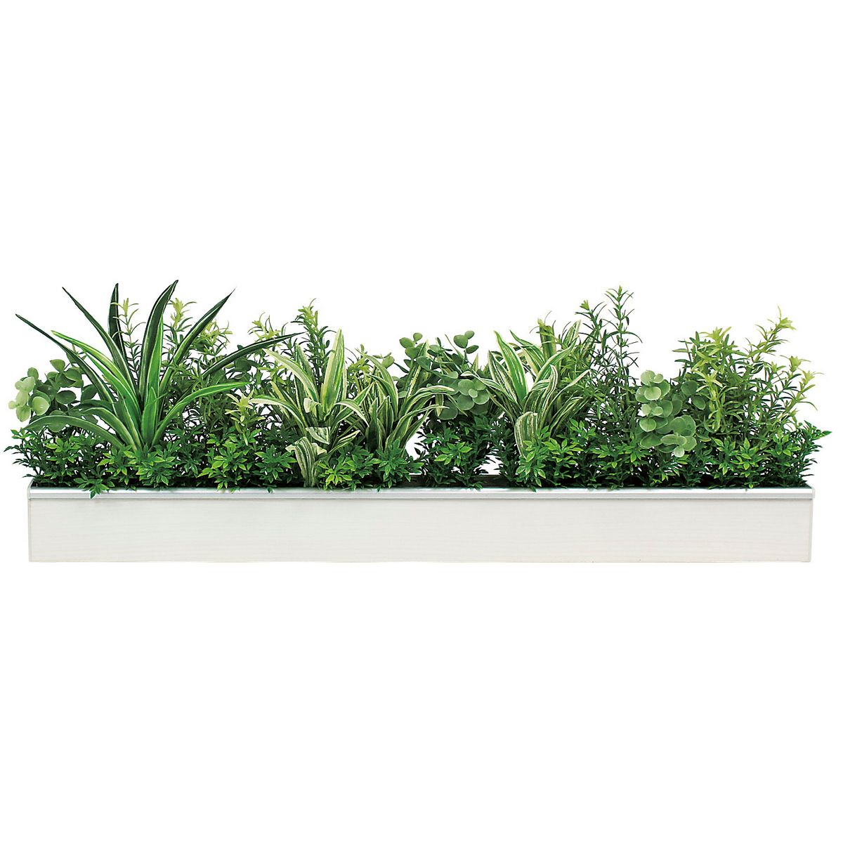 【直送】【人工観葉植物】ベルク/ウォールポット 白/GR4340 ※返品・代引・キャンセル不可・個人宅配送不可
