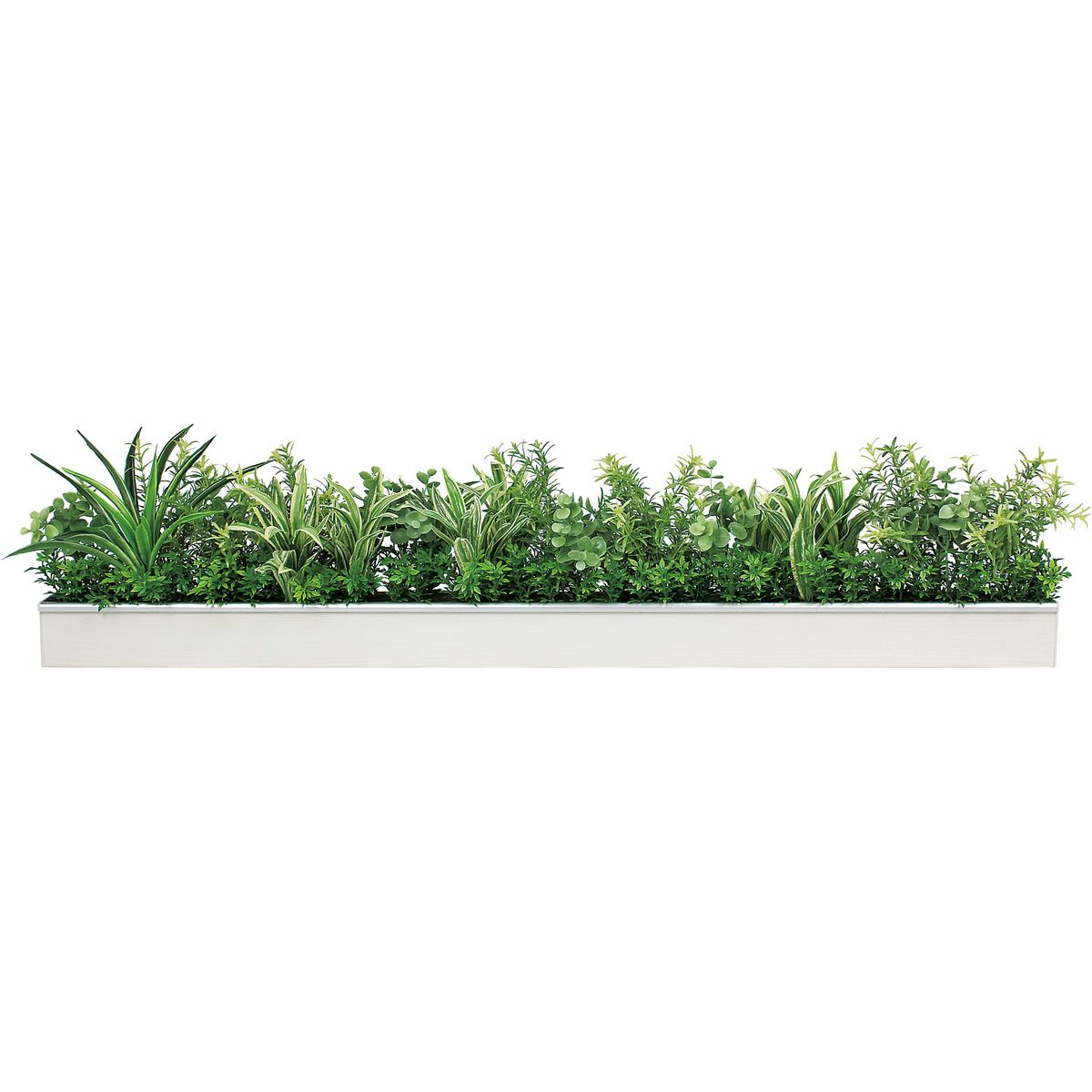 【直送】【人工観葉植物】ベルク/ウォールポット 白/GR4341 ※返品・代引・キャンセル不可・個人宅配送不可