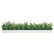 【直送】【人工観葉植物】ベルク/ウォールポット 白/GR4341 ※返品・代引・キャンセル不可・個人宅配送不可