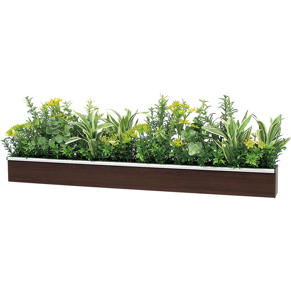 【直送】【人工観葉植物】ベルク/ウォールポット セピア/GR4342 ※返品・代引・キャンセル不可・個人宅配送不可