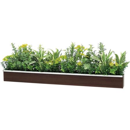 【直送】【人工観葉植物】ベルク/ウォールポット セピア/GR4342 ※返品・代引・キャンセル不可・個人宅配送不可