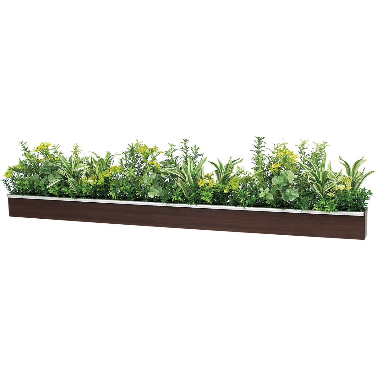【直送】【人工観葉植物】ベルク/ウォールポット セピア/GR4343 ※返品・代引・キャンセル不可・個人宅配送不可