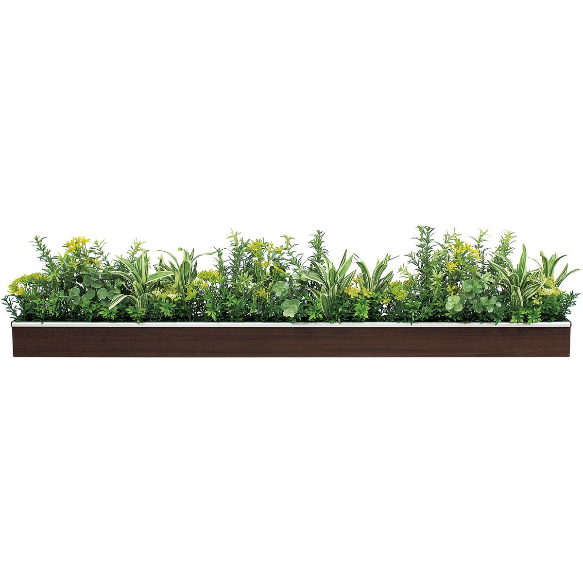 【直送】【人工観葉植物】ベルク/ウォールポット セピア/GR4343 ※返品・代引・キャンセル不可・個人宅配送不可