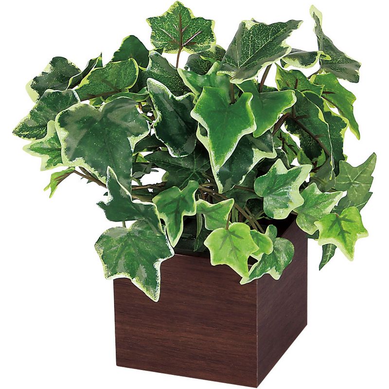 【直送】【人工観葉植物】ベルク/卓上ポット セピア/GR4386 ※返品・代引・キャンセル不可・個人宅配送不可