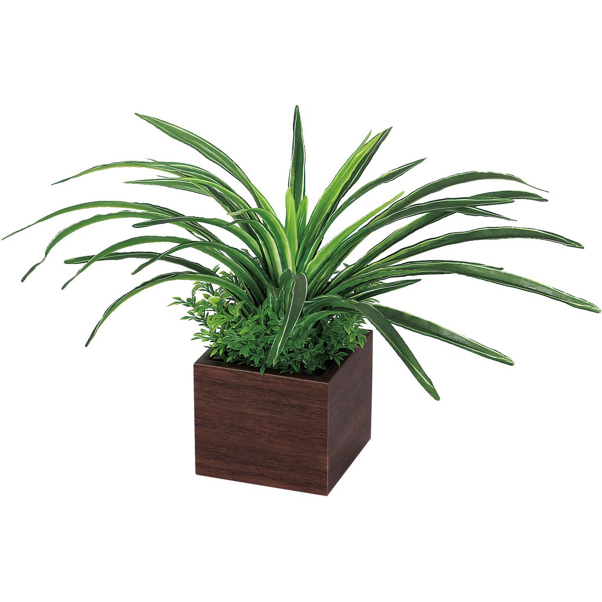 特価◎【直送】【人工観葉植物】ベルク/卓上ポット セピア/GR4387 ※返品・代引・キャンセル不可・個人宅配送不可