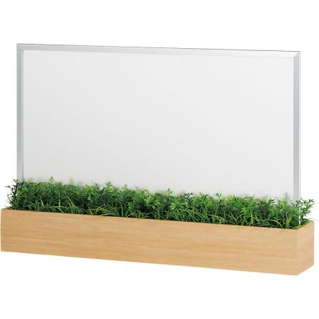 【直送】【人工観葉植物】ベルク/卓上ポット ナチュラル/GR4417 ※返品・代引・キャンセル不可・個人宅配送不可