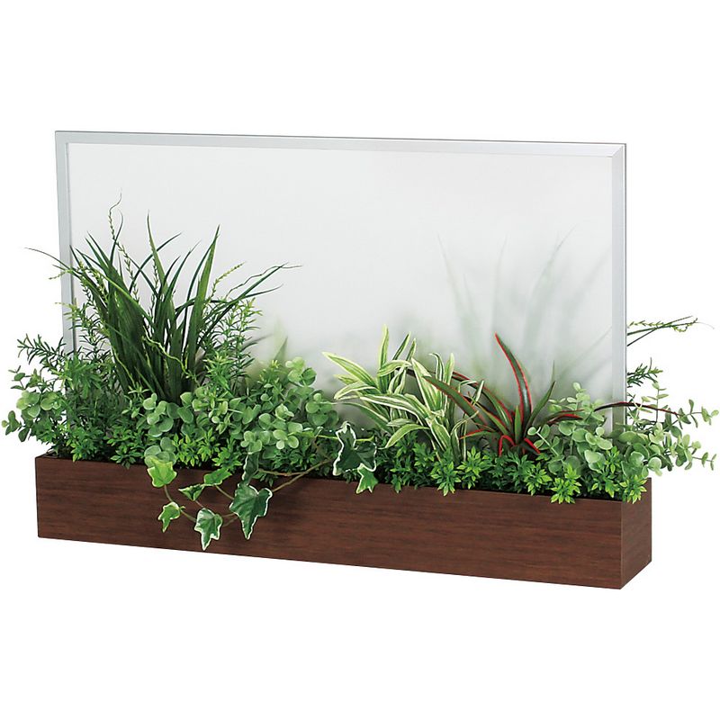 【直送】【人工観葉植物】ベルク/卓上ポット ナチュラル/GR4417 ※返品・代引・キャンセル不可・個人宅配送不可