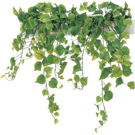 【直送】【人工観葉植物】ベルク/パーテーションポット 白/GR4424 ※返品・代引・キャンセル不可・個人宅配送不可