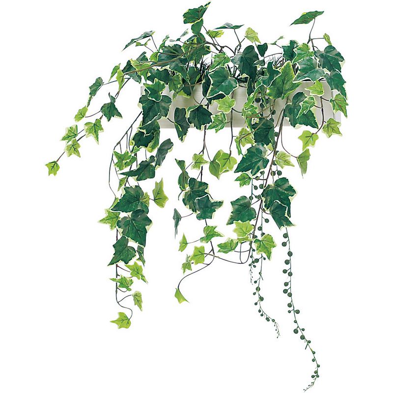 【直送】【人工観葉植物】ベルク/パーテーションポット 白/GR4426 ※返品・代引・キャンセル不可・個人宅配送不可