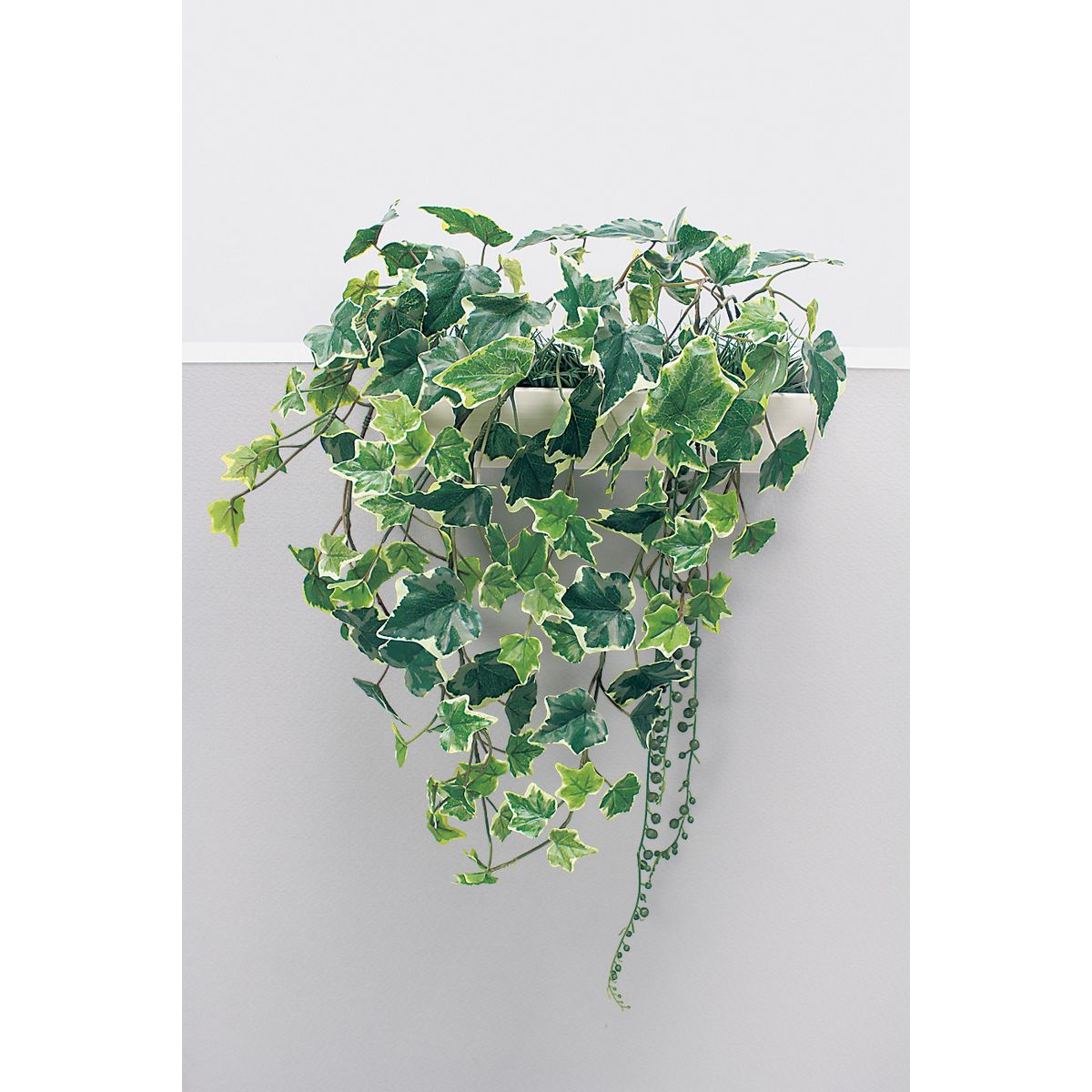 【直送】【人工観葉植物】ベルク/パーテーションポット 白/GR4426 ※返品・代引・キャンセル不可・個人宅配送不可