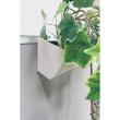 【直送】【人工観葉植物】ベルク/パーテーションポット 白/GR4426 ※返品・代引・キャンセル不可・個人宅配送不可