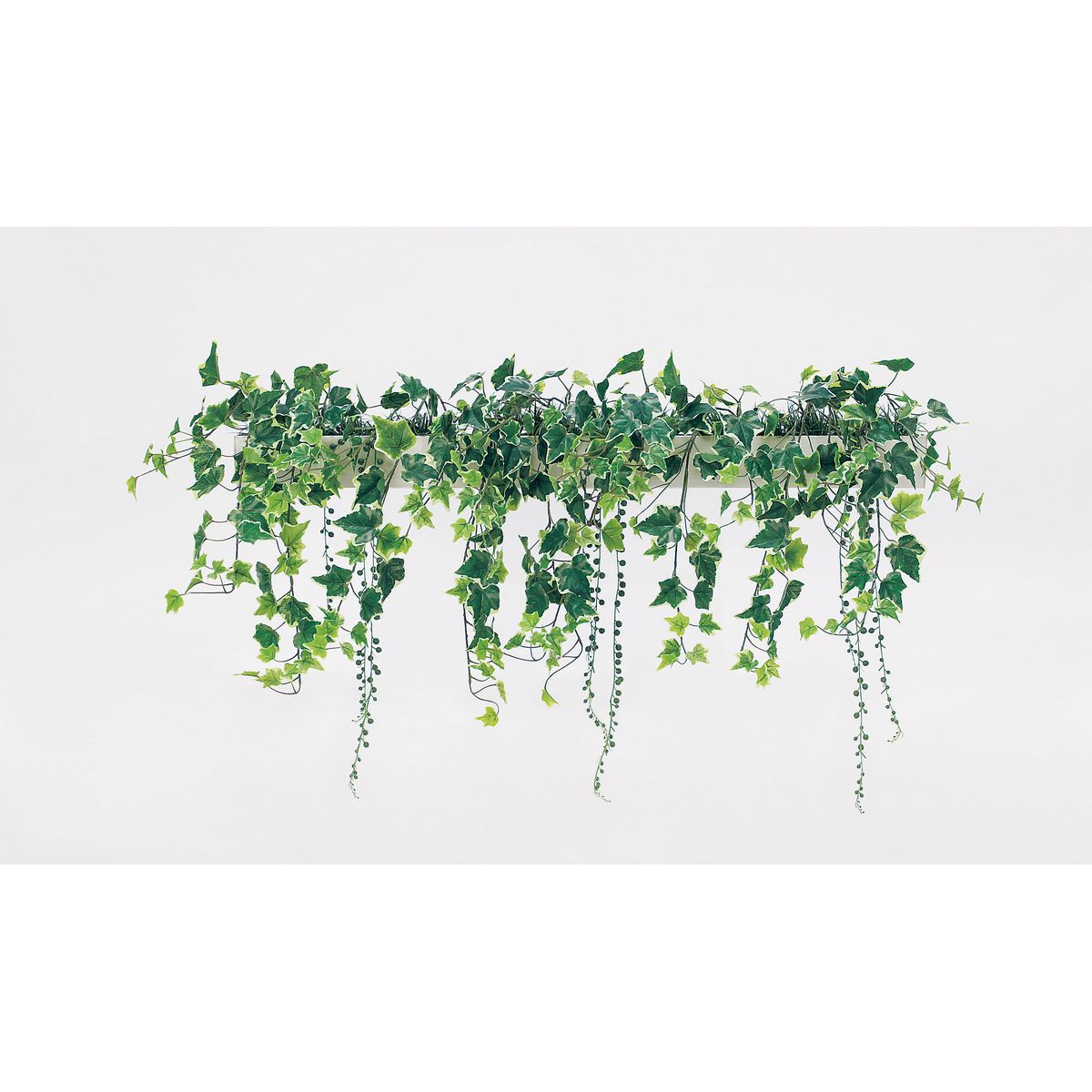 【直送】【人工観葉植物】ベルク/パーテーションポット 白/GR4428 ※返品・代引・キャンセル不可・個人宅配送不可