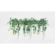 【直送】【人工観葉植物】ベルク/パーテーションポット 白/GR4428 ※返品・代引・キャンセル不可・個人宅配送不可