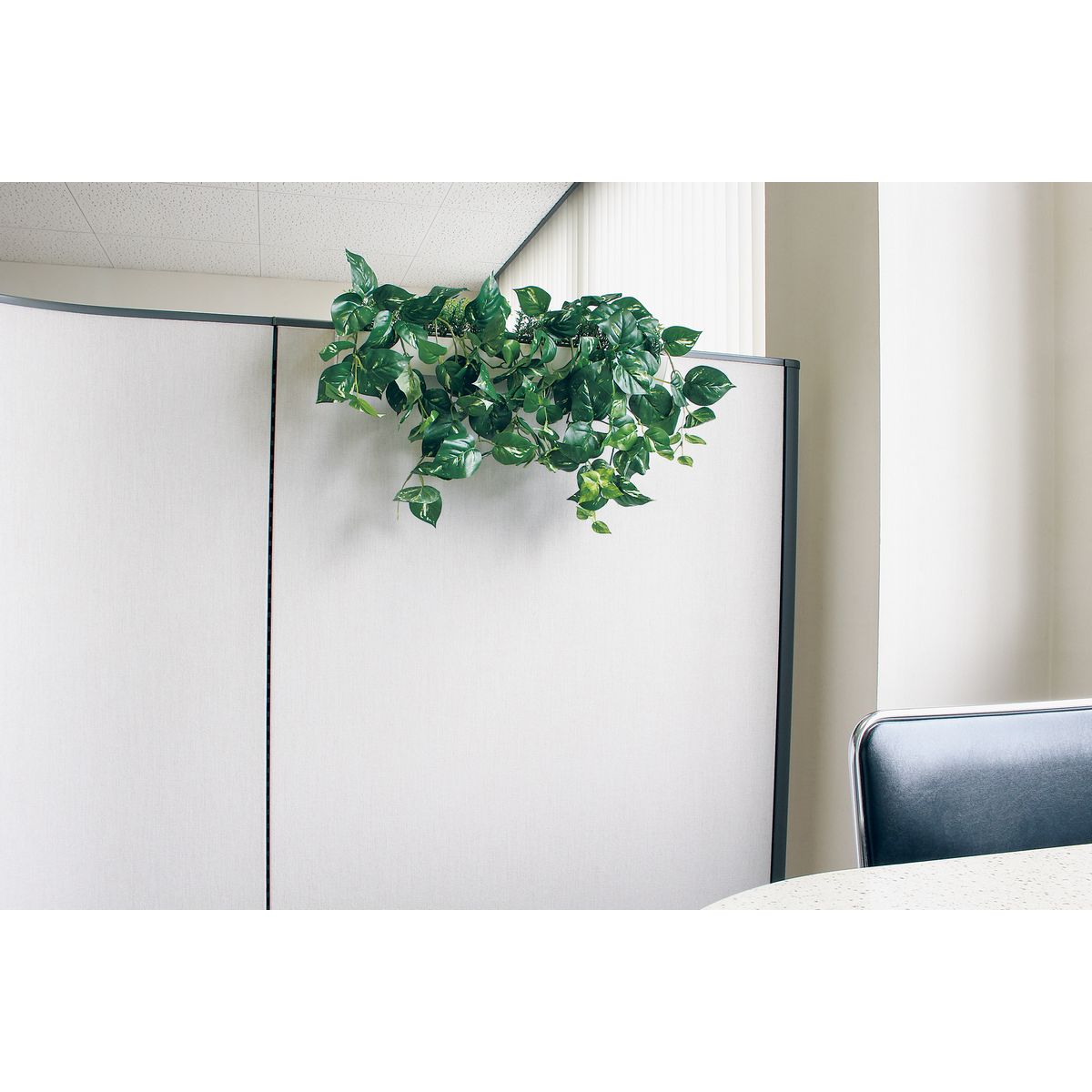 特価◎【直送】【人工観葉植物】ベルク/パーテーションポット 白/GR4430 ※返品・代引・キャンセル不可・個人宅配送不可