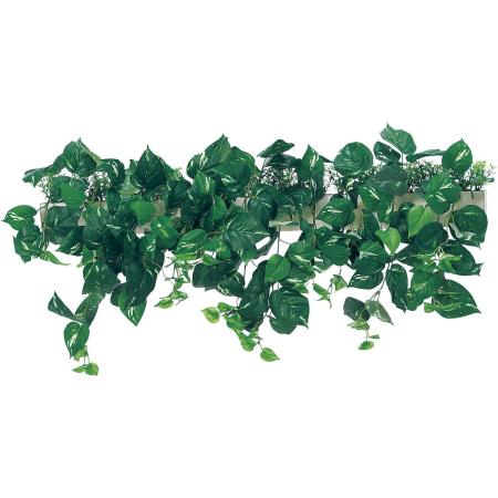 【直送】【人工観葉植物】ベルク/パーテーションポット 白/GR4431 ※返品・代引・キャンセル不可・個人宅配送不可