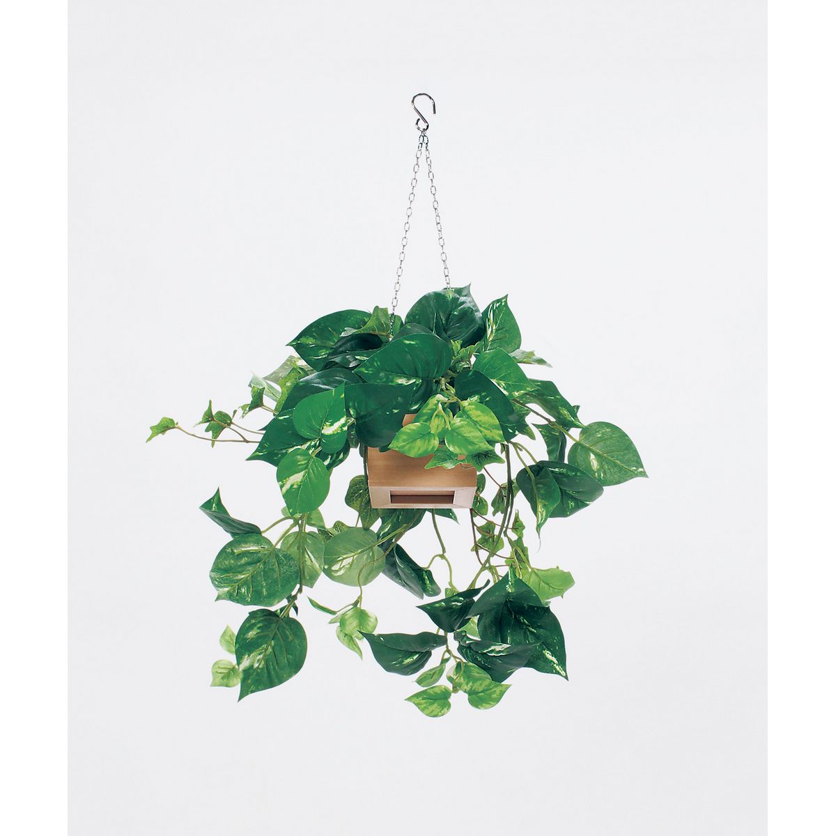 【直送】【人工観葉植物】ベルク/吊り下げポット ナチュラル/GR4455 ※返品・代引・キャンセル不可・個人宅配送不可