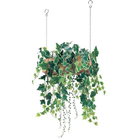 【直送】【人工観葉植物】ベルク/吊り下げポット ナチュラル/GR4456 ※返品・代引・キャンセル不可・個人宅配送不可