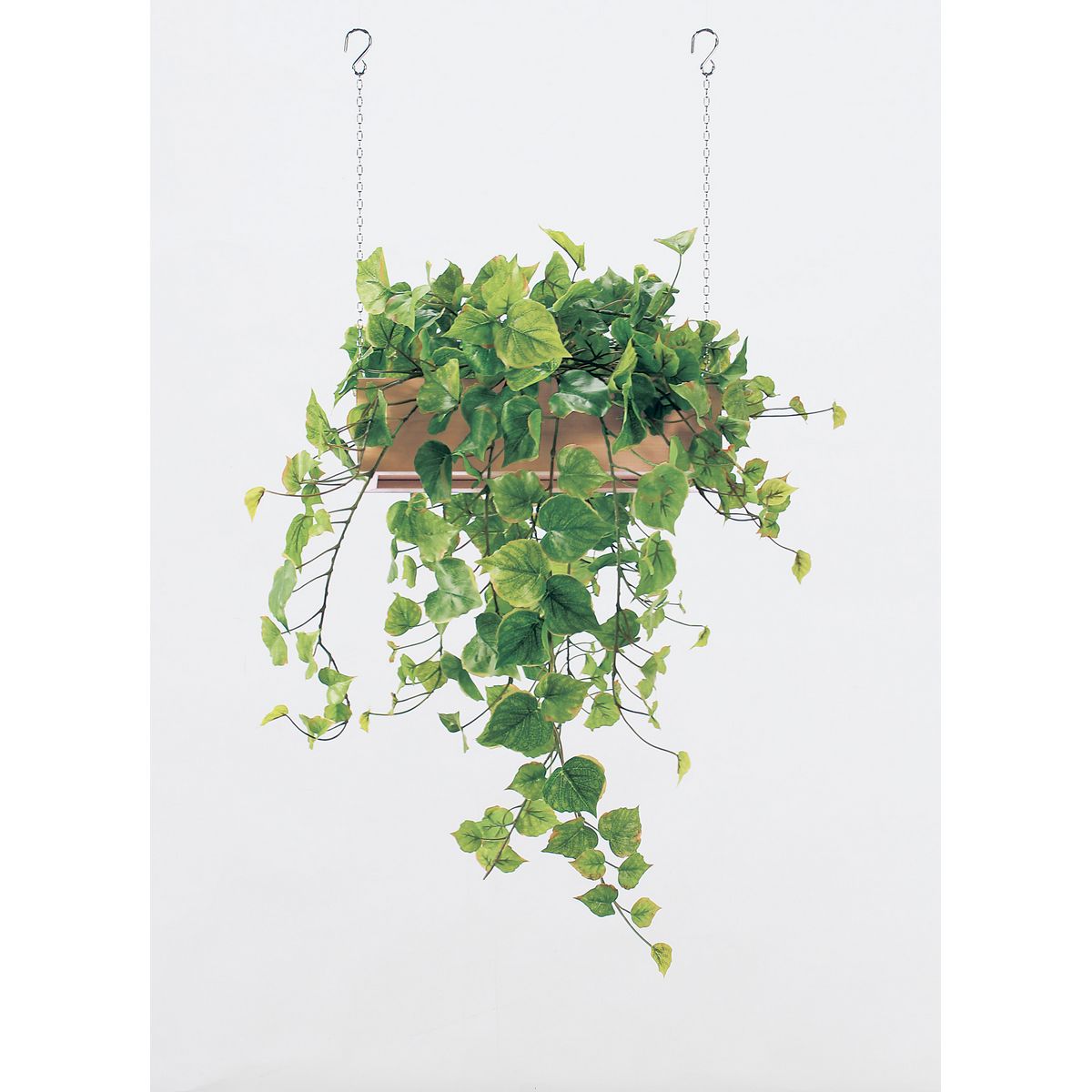 【直送】【人工観葉植物】ベルク/吊り下げポット ナチュラル/GR4457 ※返品・代引・キャンセル不可・個人宅配送不可