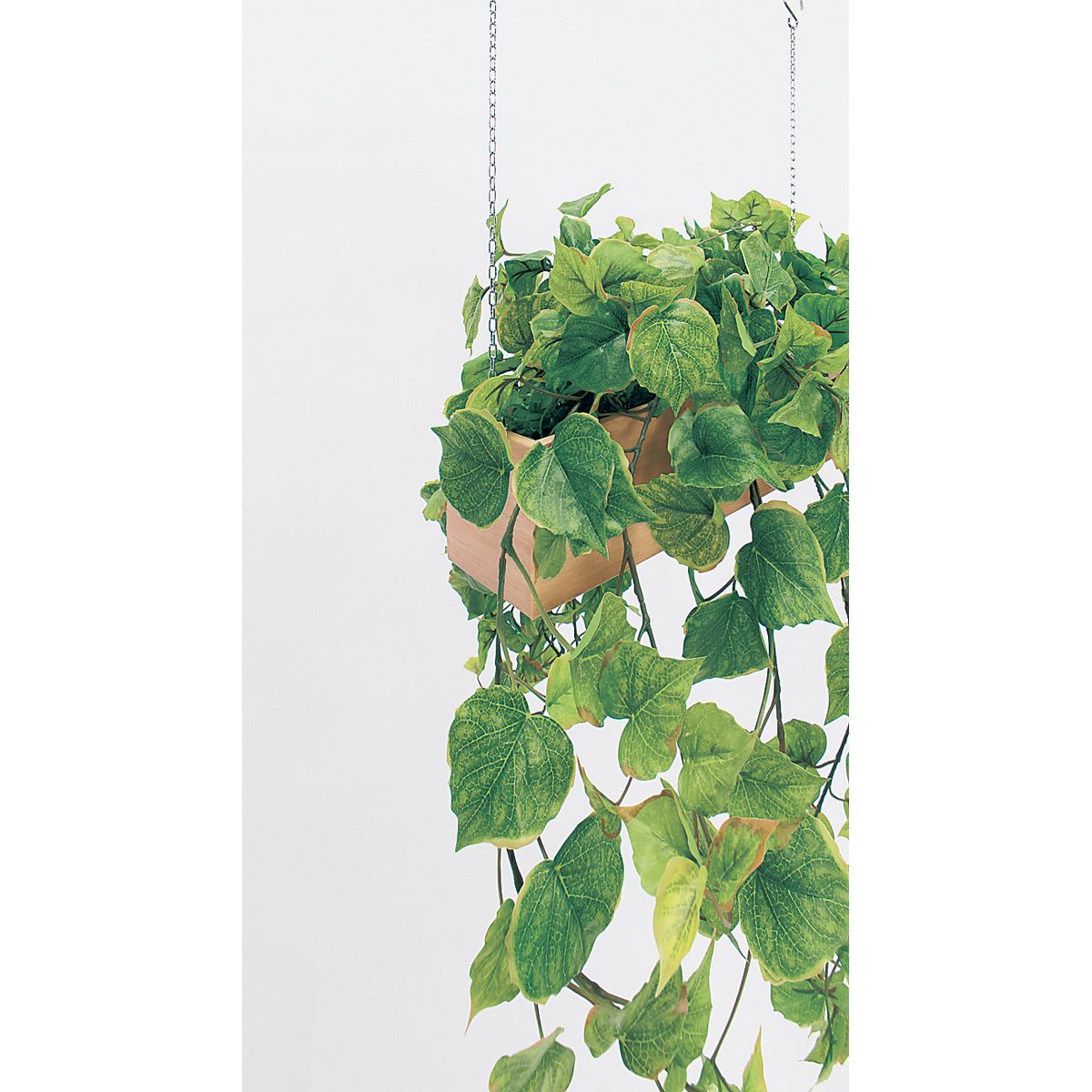 【直送】【人工観葉植物】ベルク/吊り下げポット ナチュラル/GR4457 ※返品・代引・キャンセル不可・個人宅配送不可