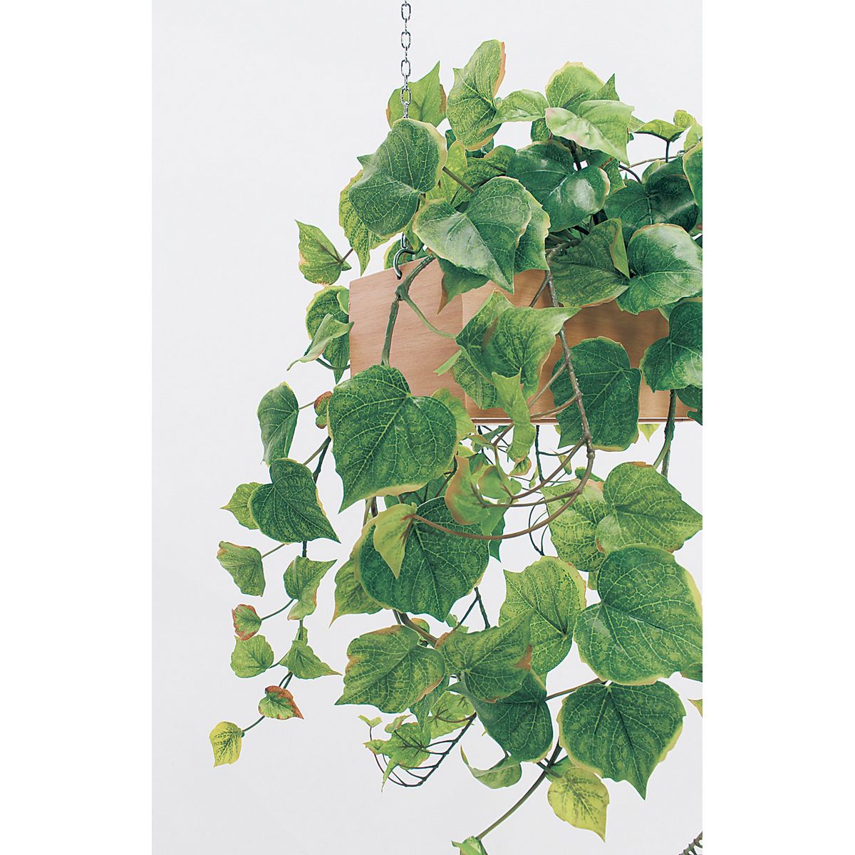 【直送】【人工観葉植物】ベルク/吊り下げポット ナチュラル/GR4457 ※返品・代引・キャンセル不可・個人宅配送不可
