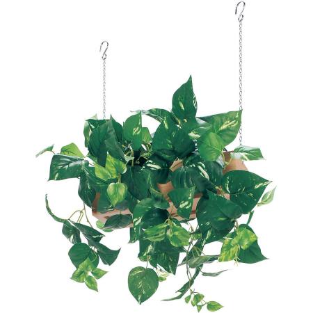【直送】【人工観葉植物】ベルク/吊り下げポット ナチュラル/GR4459 ※返品・代引・キャンセル不可・個人宅配送不可