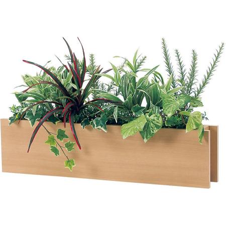 【直送】【人工観葉植物】ベルク/卓上ポット ナチュラル/GR4462 ※返品・代引・キャンセル不可・個人宅配送不可