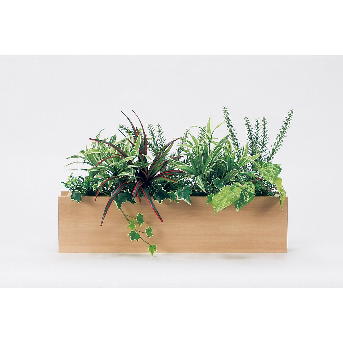 【直送】【人工観葉植物】ベルク/卓上ポット ナチュラル/GR4462 ※返品・代引・キャンセル不可・個人宅配送不可