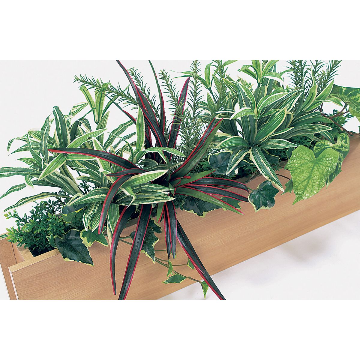【直送】【人工観葉植物】ベルク/卓上ポット ナチュラル/GR4462 ※返品・代引・キャンセル不可・個人宅配送不可