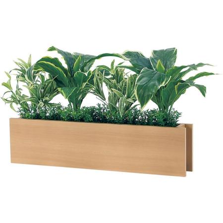 【直送】【人工観葉植物】ベルク/卓上ポット ナチュラル/GR4464 ※返品・代引・キャンセル不可・個人宅配送不可