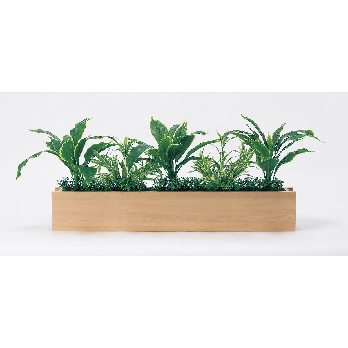 【直送】【人工観葉植物】ベルク/卓上ポット ナチュラル/GR4465 ※返品・代引・キャンセル不可・個人宅配送不可