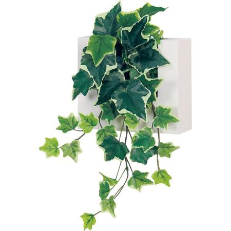 【直送】【人工観葉植物】ベルク/ウォールポット 白/GR4466 ※返品・代引・キャンセル不可・個人宅配送不可