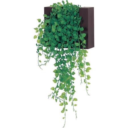 【直送】【人工観葉植物】ベルク/ウォールポット セピア/GR4469 ※返品・代引・キャンセル不可・個人宅配送不可