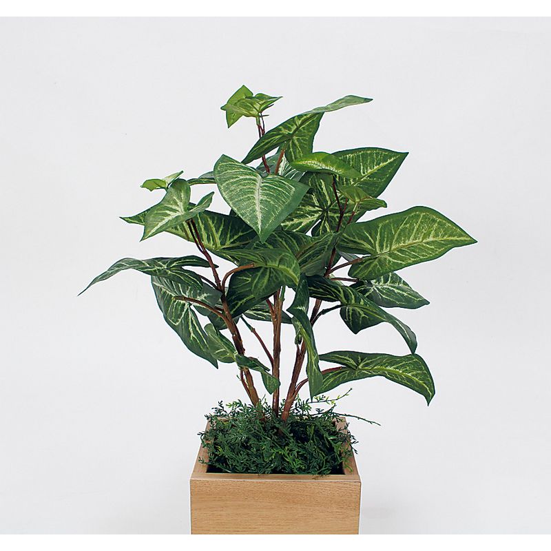 【直送】【人工観葉植物】ベルク/卓上ポット ナチュラル/GR4479 ※返品・代引・キャンセル不可・個人宅配送不可