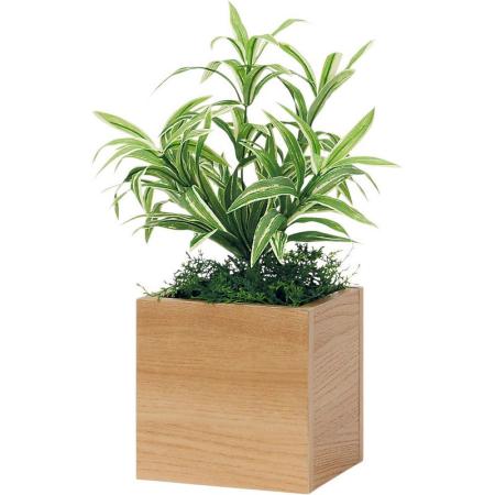 【直送】【人工観葉植物】ベルク/卓上ポット ナチュラル/GR4480 ※返品・代引・キャンセル不可・個人宅配送不可