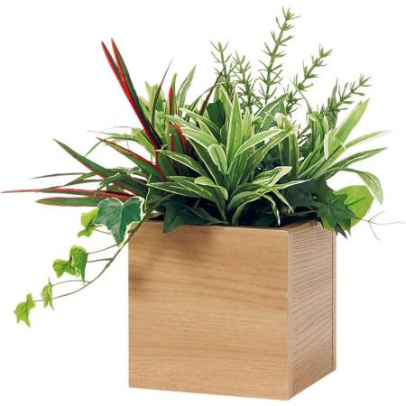【直送】【人工観葉植物】ベルク/卓上ポット ナチュラル/GR4485 ※返品・代引・キャンセル不可・個人宅配送不可