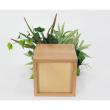【直送】【人工観葉植物】ベルク/卓上ポット ナチュラル/GR4485 ※返品・代引・キャンセル不可・個人宅配送不可