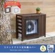 特価◎【直送】住まいスタイル/ステンドグラス室外機カバー「glass」(グラス) ホワイト/AC-DG930WHT