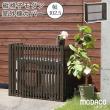 特価◎【直送】住まいスタイル/縦格子モダン室外機カバー 幅102.5 「MODACO(モダコ)」 ダークブラウン