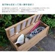 特価◎【直送】住まいスタイル/天然木製ボックスベンチ コンパクト 幅90 ライトブラウン/BB-W90BR