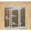 特価◎【直送】住まいスタイル/天然木パーゴラアーチ ホワイト/BP-R200WHT