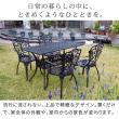 特価◎【直送】住まいスタイル/アルミ製レクタングルテーブル 単品販売 「トルペ」 マットブラック/BKS-RG124BLK