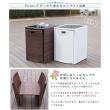 特価◎【直送】住まいスタイル/ラタン調コンパクトテーブル3点セット「リゾモダン」 ブラウン/CP001-3PSET-BRN