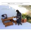 特価◎【直送】住まいスタイル/ユニット縁台ベンチ hiyori 174×55 ダークブラウン/DE-17455DBR