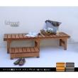特価◎【直送】住まいスタイル/ユニット縁台ベンチ hiyori ステップセット(幅174・奥行55) ダークブラウン